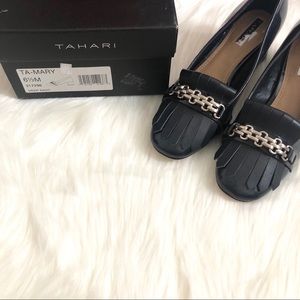 Tahari Loafer Heel Pump